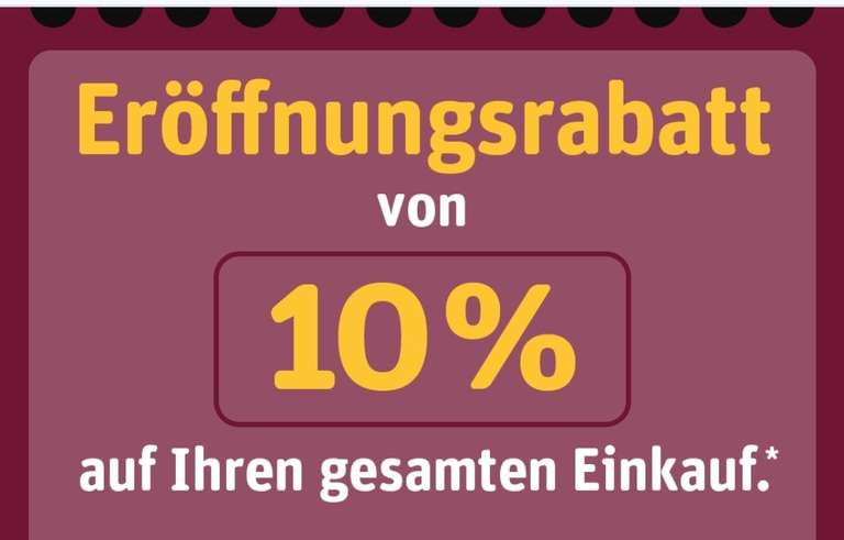 (Lokal München) 10% Rabatt auf den gesamten Einkauf bei neuen Tegut wegen Übernahme von anderen Märkten