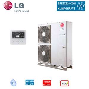 Monoblock Wärmepumpe LG THERMA V HM123MR.U34 Kompakt 12,0 kW zum Heizen + Kühlen 400 Volt