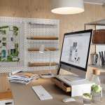 ELLOVEN Monitorerhöhung mit Schublade, weiß IKEA Family