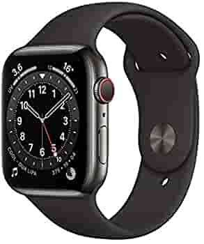 Apple Watch Series 6 (GPS + Cellular, 44 mm) Graphite Edelstahlgehäuse