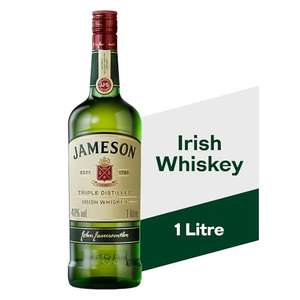 Jameson Triple Distilled Irish Whiskey 40% 1L | Amazon Prime und einfach Spar-Abo | bei 5 Abo's 18,69