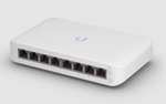 Ubiquiti USW-Lite-8-PoE managed Switch (4x PoE+, 52W total, 8x Gbit, VLAN, 802.1X, wallmount)