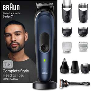 Braun All-In-One Bartpflege Bodygroomer Set, 11-in-1 Barttrimmer, Trimmer/Haarschneider Herren, Haarschneidemaschine, Bartschneider, 100 Min