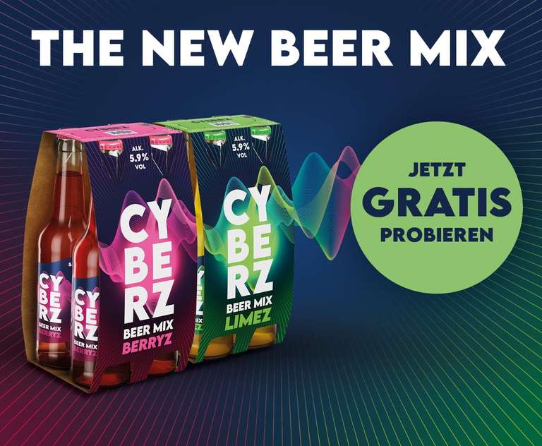 [GZG] Gratis 4er-Pack Cyberz-Biermischgetränk