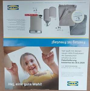 Kostenloser Paketversand bei IKEA für IKEA Family Mitglieder