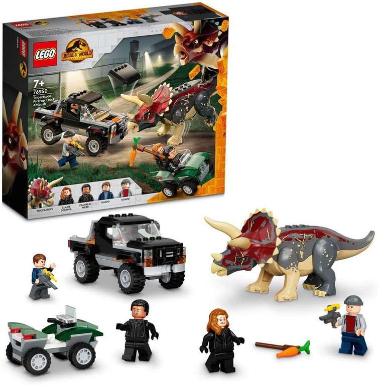 LEGO Jurassic World 76950 Triceratops-Angriff