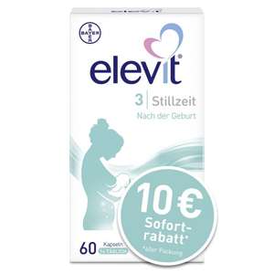 10 Euro Sofortrabatt bei Elevit 1,2,3 ( Schwangerschaft & Stillzeit)