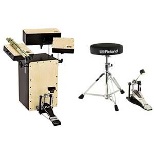 Meinl Percussion PBASSCAJ-KIT, Cocktail Cajon Kit für 369€ | Roland DAP-3X V-Drums Accessory Package für 159€ [Session]