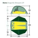 NEMO - Dragonfly Bikepack 1P ür 305,47€ (VGP 399,45€) oder 2P für 370,47€ (VGP 484,45€) Bikepacking Zelt
