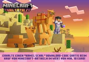 Für 10€ Minecraft Artikel kaufen -> In-Game-Kamelschal gratis (Smyths Toys)
