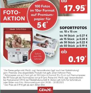 [Kaufland Foto] Premium Fotoabzüge ab 100 Stk je 5 Ct.