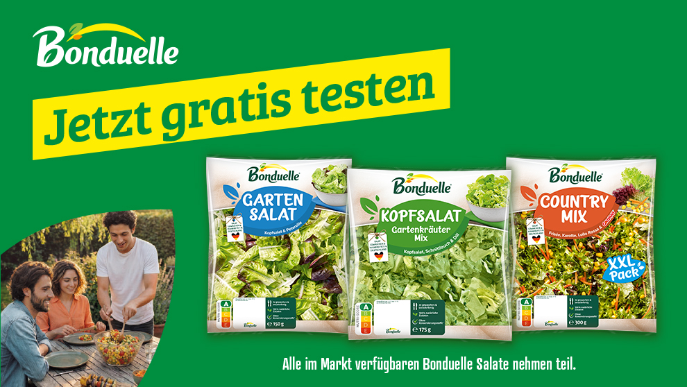 [GzG] Bonduelle Salat Gratis Testen via scondoo