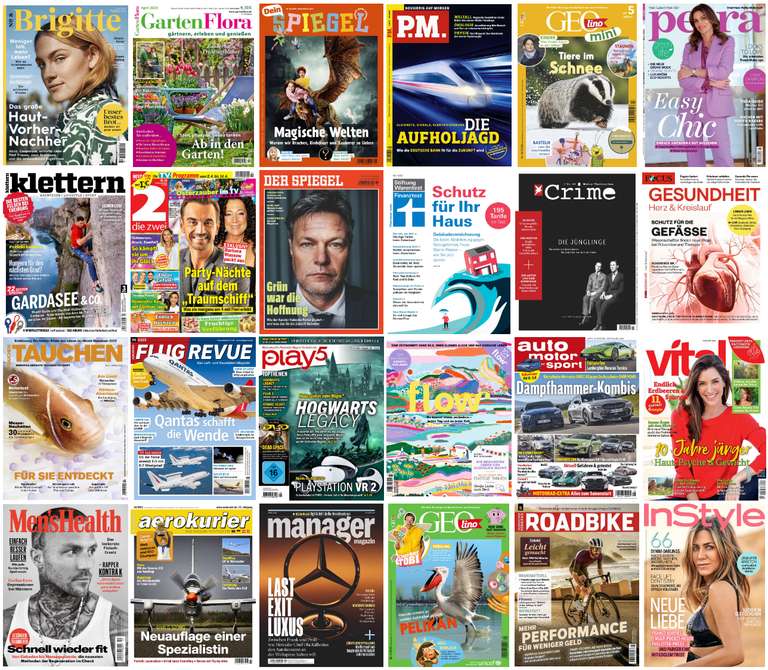 68 Zeitschriftenabo Angebote zu Ostern: AutoZeitung für 87,43€ + 80€ BestChoice | PLAYBOY für 148,72€ + 140€ BC | Natur für 82,19€ + 80€ BC