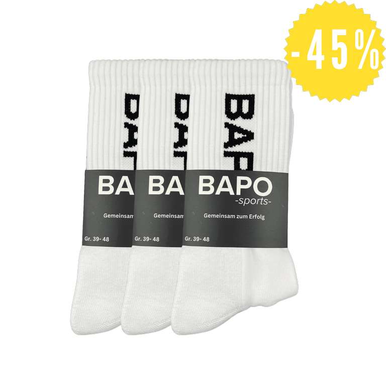 BAPO Grip-Socken 3er Pack