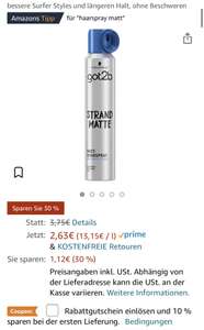 Got2be Strandmatte Haarspray via Amazon Prime