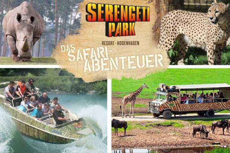 [Bild+ | Serengeti Park] Eintritt ins Safari Serengeti Park für 1,99€ statt 35,50€ | 24.06. - 25.06. ab 13:30 Uhr (Max. 5 Tickets kostenlos)