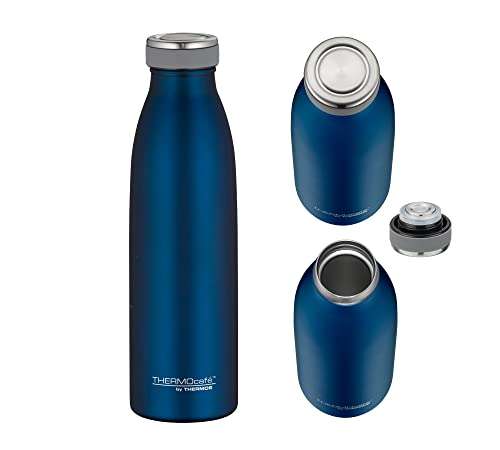 [Amazon Prime Vorbestellung] Thermos TC Isolierflasche 0,5 l saphirblau (doppelwandig, Edelstahl, auslaufsicher)
