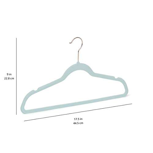 [Amazon Prime] 30 Stück Amazon Basics Kleiderbügel in Minzgrün/Rotgold