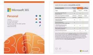 Microsoft 365 Personal oder Family für PC und Mac als Download für 1 Jahr