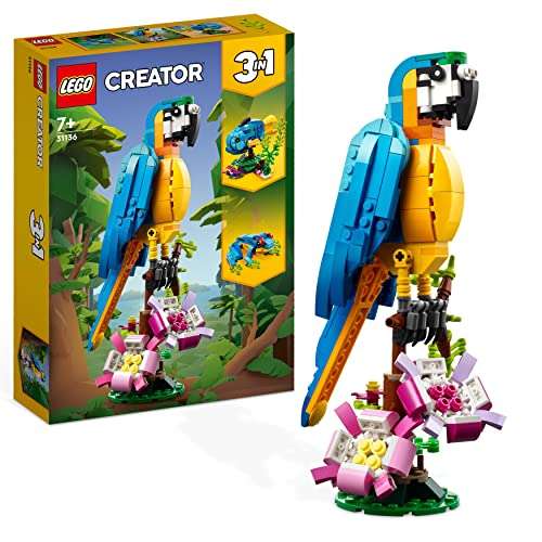 LEGO Creator 3 in 1 Exotischer Papagei (31136) für 16,80 Euro [Amazon Prime/Media Markt oder Saturn-Filiale]