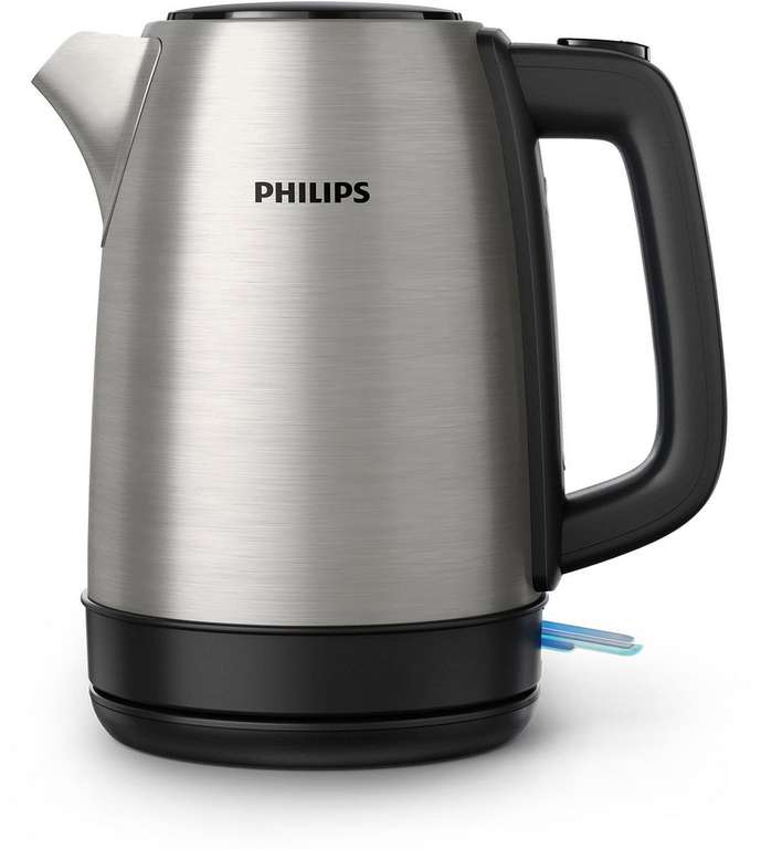 Philips Wasserkocher HD9350/90 | Edelstahl, 360°-Pirouettenbasis, 1,7 L, 2200 Watt
