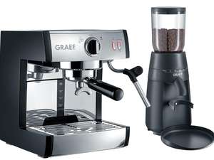 Graef ES 702 + CM 702 Set Siebträger Kaffeemühle Espressomaschine Kaffeemaschine