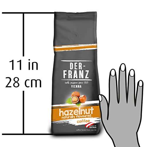 [Prime Sparabo] Der-Franz Kaffee, Mischung aus Arabica und Robusta, geröstet, ganze Bohne, 3 x 500 g