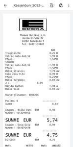 Milka Vanilla Swirl Stieleis 4x100ml für 0,89€ mit Edeka App (regional?)