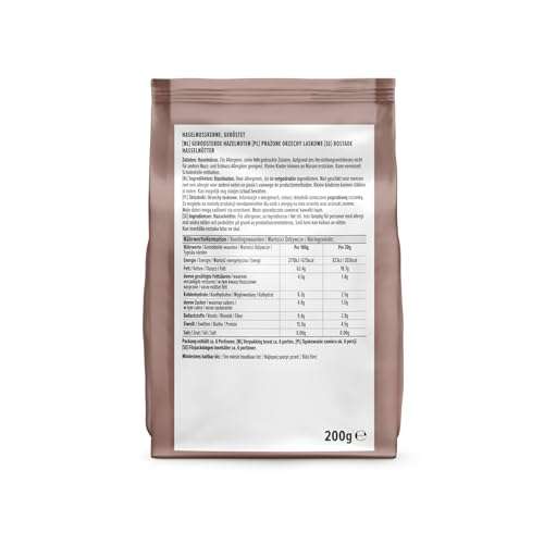 SparAbo: Amazon Hazelnut Kernels, Roasted, Unsalted, 7 x 200 g (€8.35 / kg) Prime