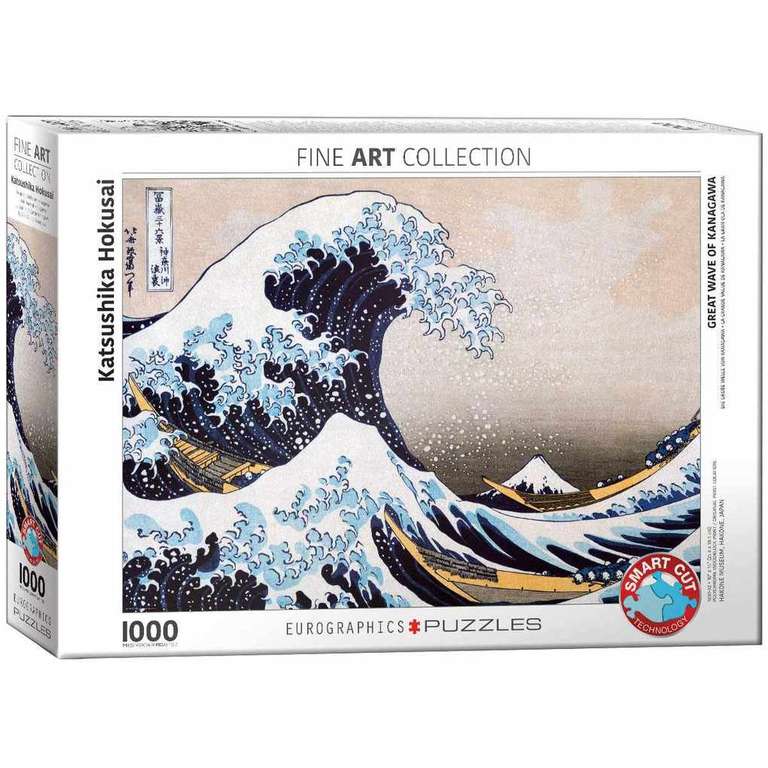 [Hugendubel.de Kundenkarte] 1.000 Teile Puzzle, z.B. "Tassen Kuchen & Co.", "Welle von Kanagawa", "Starry Night" für 13,89€