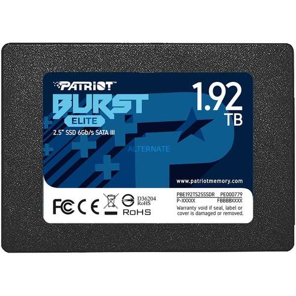 Patriot Burst Elite SSD 1,92 TB