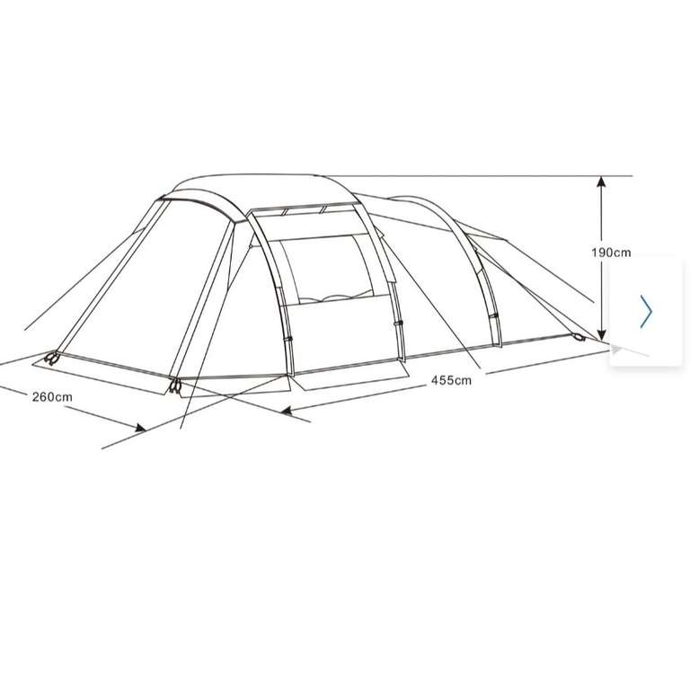 Rocktrail Campingzelt für 4 Personen, 455 x 260 x 190 cm (L x B x H) |  mydealz