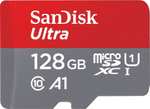 Sandisk »Ultra microSDXC 128GB« Speicherkarte (128 GB, 120 MB/s Lesegeschwindigkeit)