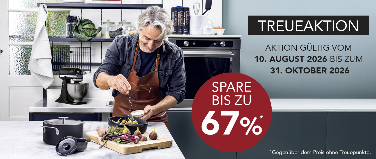 KitchenAid Treueaktion bei EDEKA Südbayern – bis zu 67 % sparen!