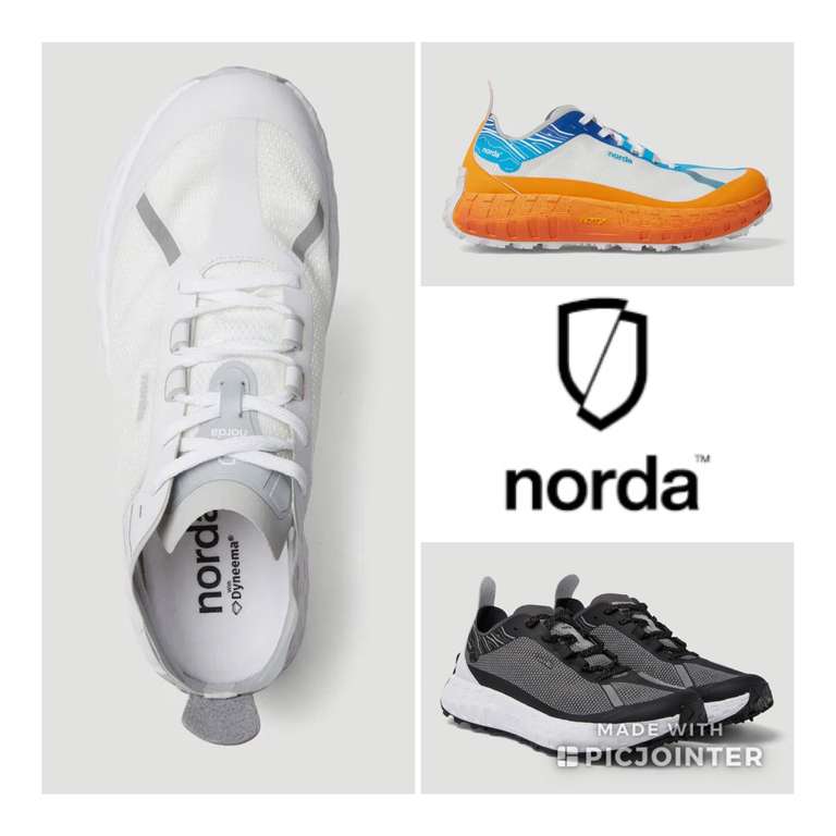 Norda Run - The 001 Damen Trail Laufschuhe (Diverse Farben! weiss/schwarz/gelb/orange)