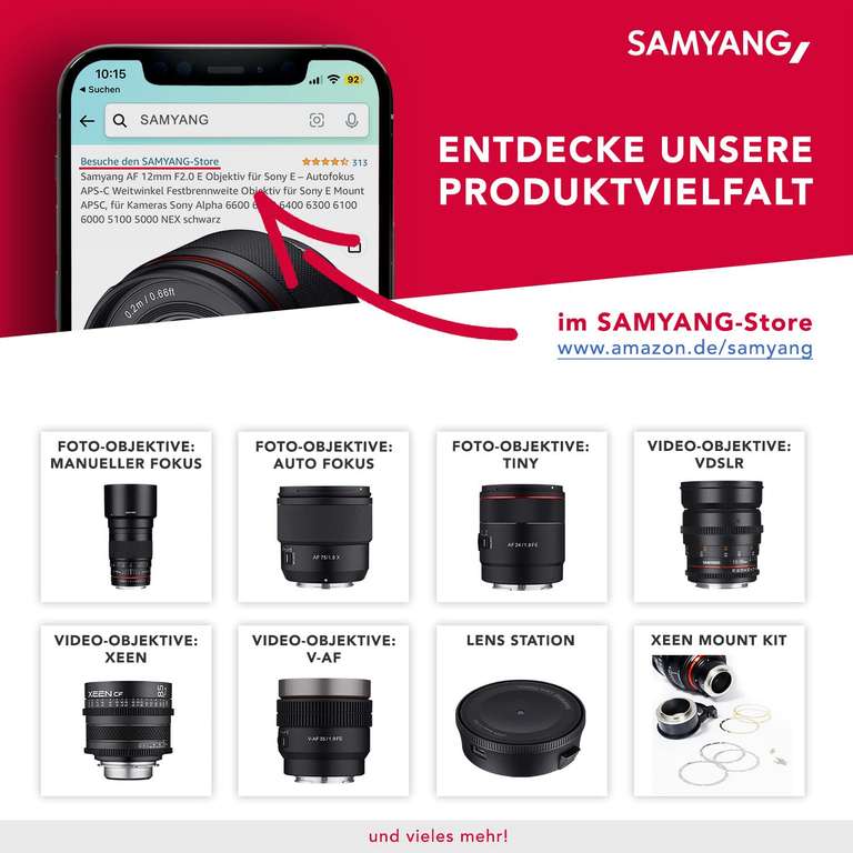 Samyang AF 35-150mm F2,0-2,8 FE für Sony E