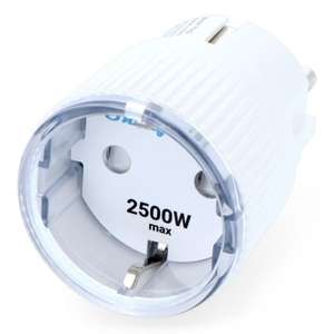 Shelly Plug S (ohne Plus) - intelligenter WLAN-Stecker - 2500W (6 Stk für 102€)