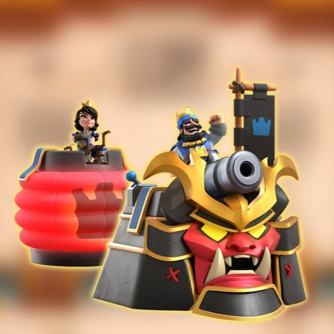 Clash Royale - Tower Skin Samurai Sanctum gratis im Supercell Store