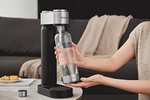 PHILIPS AQUA Soda Maker Wassersprudler + 425 g CO²-Zylinder + 1 PET-Flasche 1 Liter, schwarz, ADD4902BK/10 (Metro/Amazon)