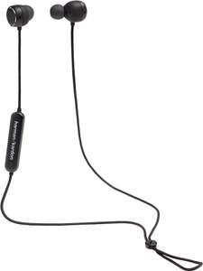 Harman Kardon FLY Wireless In-Ear Bluetooth-Kopfhörer in Schwarz (Bluetooth 4.1, 8h Wiedergabe, 2h Ladezeit, ca. 17g)