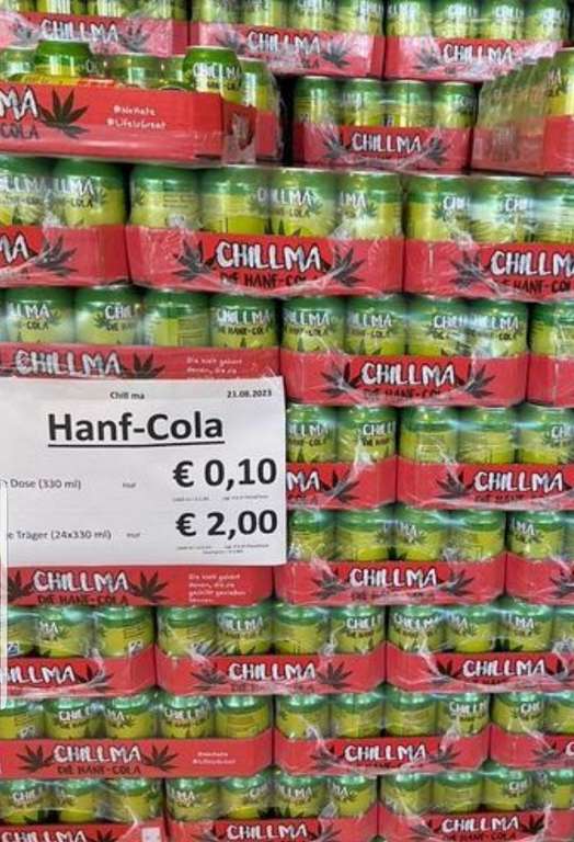 Hanf cola 24x0,33l für 2 euro + pfand MHD ware [Lokal Bremen oslebshausen ]