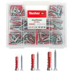 127° - Fischer 544546 Duopower Kit Universaldübel mit Schraube (Prime)