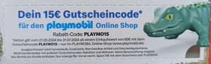 15 Euro Rabatt bei Playmobil online