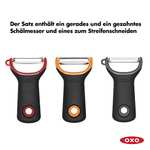 OXO Good Grips 3-teiliges Schäler-/Peeler-Set mit Edelstahlklingen - Prime