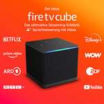 Der neue Fire TV Cube (Gen. 3), Streaming-Mediaplayer mit Sprachsteuerung mit Alexa, Wi-Fi 6E, 4K Ultra HD