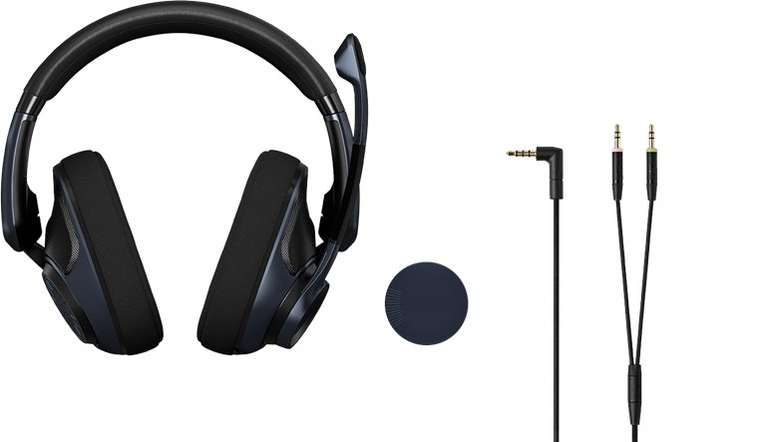 Epos H6Pro Gaming Headset | Over-Ear | geschlossen | 3.5mm Klinke | abnehmbares 2.5m Kabel | zertifiziert für alle aktuellen Konsolen | 309g