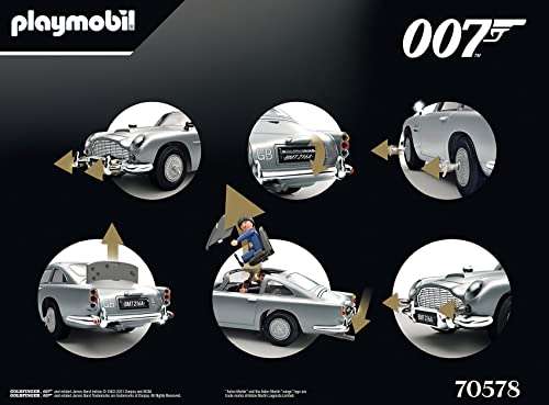 PLAYMOBIL 70578 James Bond Aston Martin DB5 - Goldfinger Edition für 33,99€ (Prime/myToys Abh)