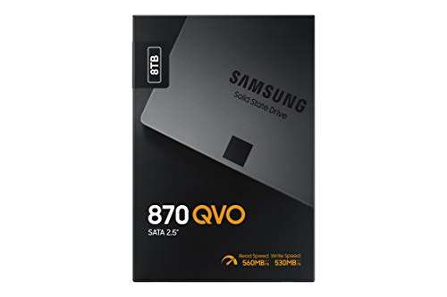 [Amazon] Samsung 870 QVO 2,5 Zoll SSD 8 TB - 368,99 EUR