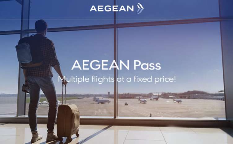 Aegean Pass: 8 Flüge zu einem Mindestpreis von 65€ pro Flug