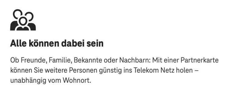 6x Telekom Unlimited 5G: Je 19,12€ M1-DSL-Vorteil / ohne 24,12€, Anschlussgebühr je 17€, monatlich kündbar, kein gemeinsamer Haushalt nötig